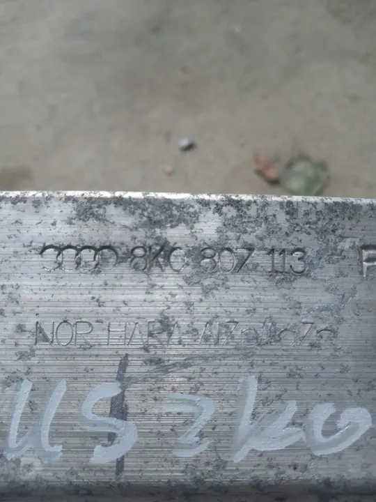 Etupuskuri vahvistus AUDI A4 B8 Lift 2011-2016 OEM image 2