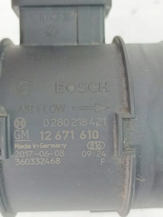 Luftmassenmesser Opel Meriva B 2010 12671610 image 4