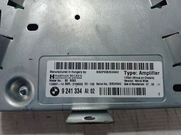 BMW OEM 9241334 HiFi-versterker voor 5-serie F10/F11 image 4