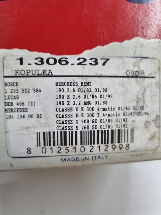 Sytytysjakajan kansi Mercedes W124 W126 E-luokka G 190 image 4