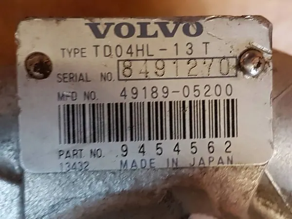 Turbo Volvo OE 49189-05200 image 2