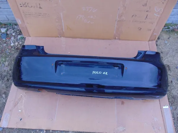 VW POLO V 6R 2009-2016 Paraurti Posteriore 6R6807421BK image 2