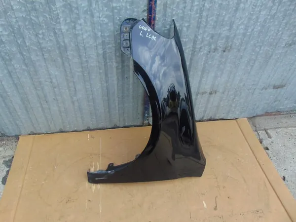 Vänster framskärm VW Golf VI 6 LC9X svart 08-16 image 4