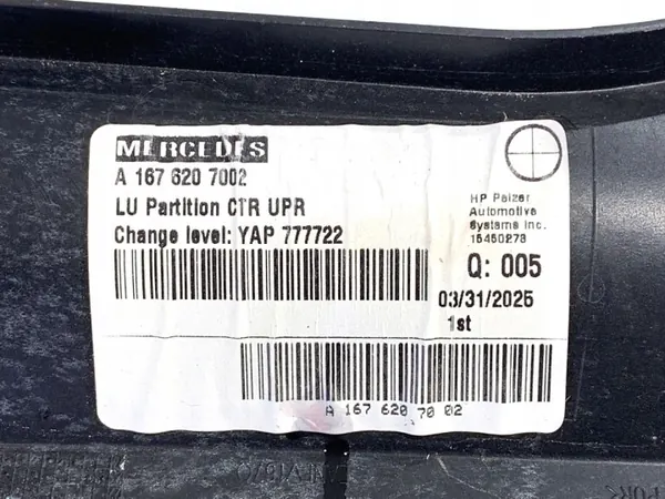 Cubierta pared tabique OEM A1676207002 Mercedes GLE image 4