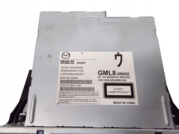 Mazda 6 VI GJ 2016 OEM GMD7669C0C Unité de Navigation Complète image 3