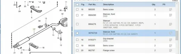 Volvo V70 2002 Komplett avgassystem image 6