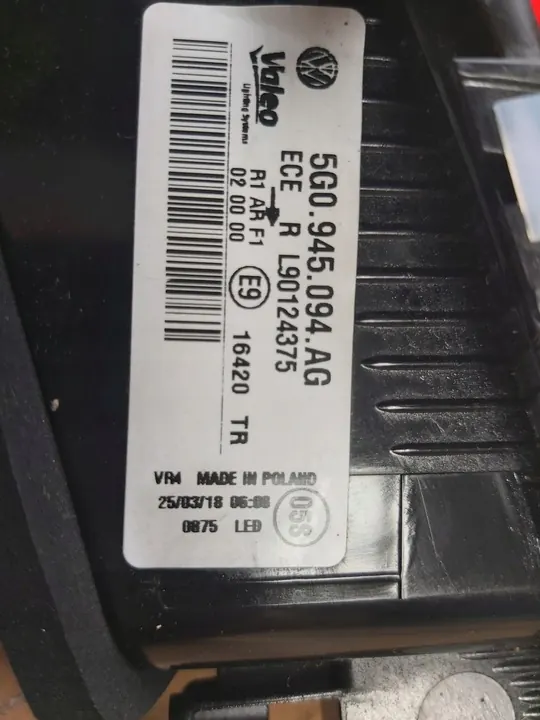 VW GOLF VII HB LIFT LUCES TRASERAS LED image 3