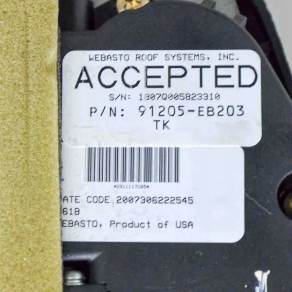 Techo solar Nissan NP300 Navara D40 OEM LH1805QW7031AE447 image 4