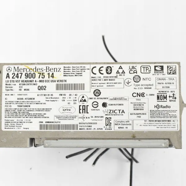 OEM A2479007514 NTG6 GPS Navigationsenhet Begagnad image 7