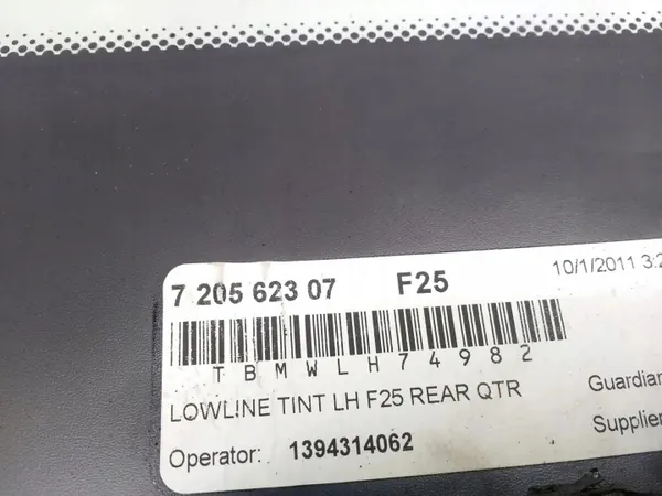 BMW X3 F25 linker achterruit OEM 7205623 image 4