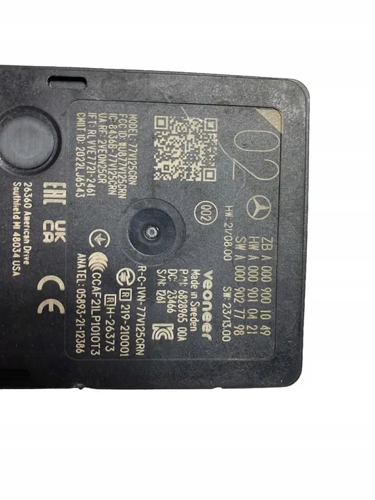 MERCEDES RADARSENSOR A0009001049 image 2