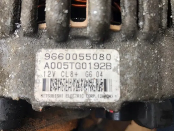 PEUGEOT 207 307 CITROEN C2 C3 Vaihtovirtageneraattori 9660055080 image 3