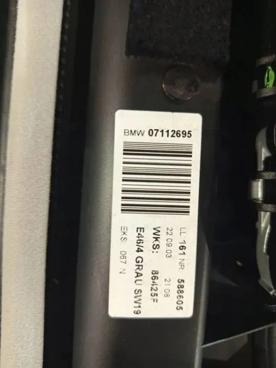 BMW taklucka OEM 07112695 för 3 TOURING E46 2004 image 3