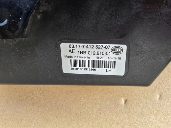 BMW OE 7412527 Halogen DRL LED Scheinwerfer - Gebraucht image 3