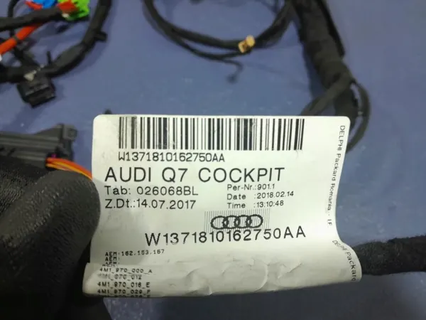 OEM 4M1971478C kojetaulun johdotus Audi Q7:lle image 7
