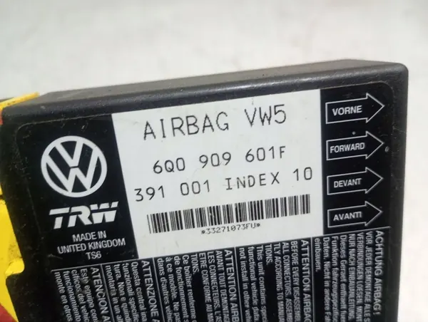 Sensor Airbag OEM 6Q0909601F - Volkswagen OE usado image 9