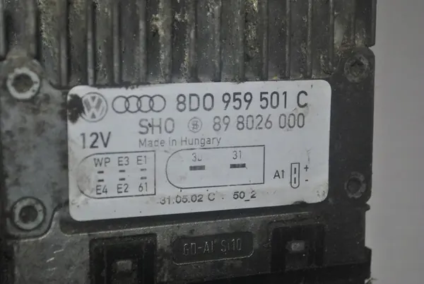 Audi A6 C5 1997-2005 Tuulettimen Ohjausmoduuli 8D0959501C image 2