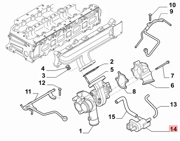 NOUVEAU VENTIL DE CONTRÔLE TURBO IVECO DAILY 8030091 image 5
