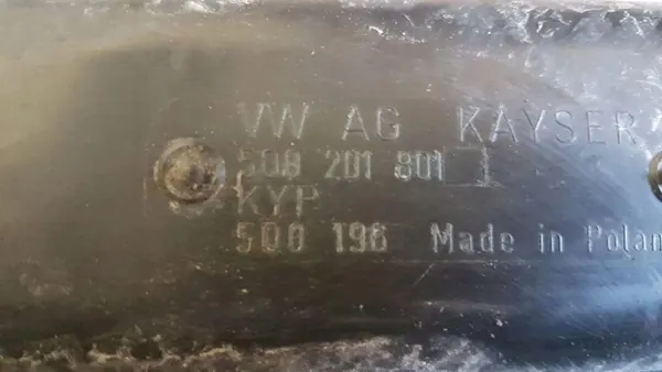 Filtro de carbono Audi A3 S3 8V 2016 5Q0201801 image 2