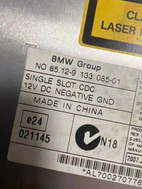 Lecteur de Changer CD BMW X5 E70 OEM 9133085 image 4
