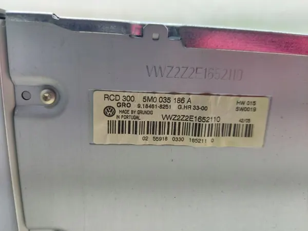 OEM 5M0035186AKASACJ CD-radio VW Golf V:lle image 4