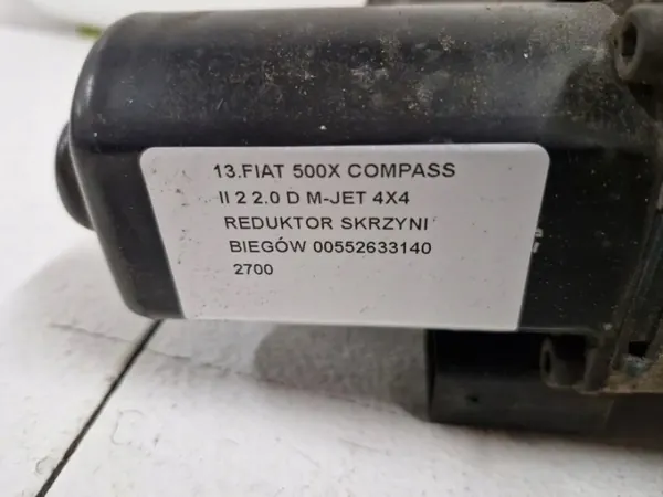 Redutor caixa Fiat 500X OEM 00552633140 Usado image 3