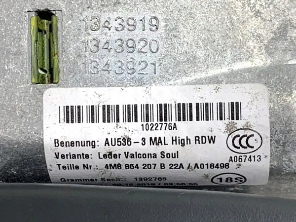 Accoudoir OEM 4M8864207B pour Audi Q8 SUV image 7