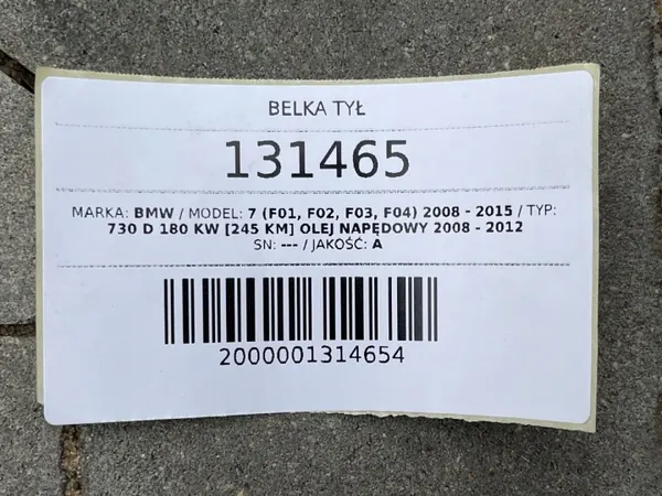 Hinterachsschwinge OEM AUST131465 für BMW 7 image 9