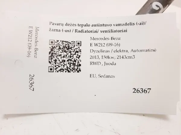 Mercedes-Benz oliekoelerleiding OEM A651180 image 6