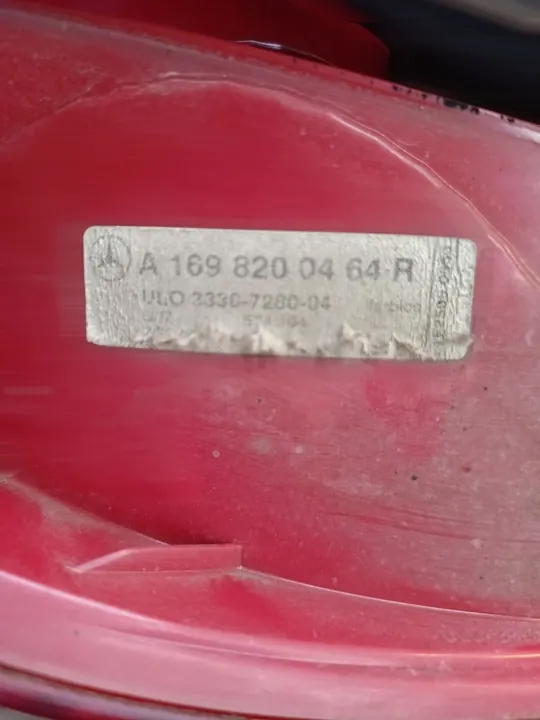 Lámpara trasera derecha MERCEDES-BENZ A (W169) A1698200464 image 3