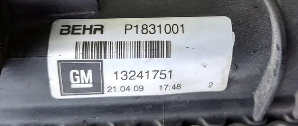 OPEL INSIGNIA A 2.0 CDTI Kylare och Fläktset OEM image 9