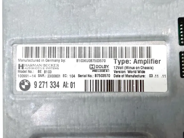 Amplificateur son OEM 9271334 pour BMW Série F image 4