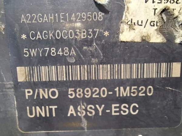 ABS Regelpomp 58920-1M520 Kia Cerato Hyundai Forte image 7