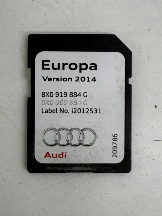 Carte SD OEM 8X0919884G pour GPS Audi Cartes image 2