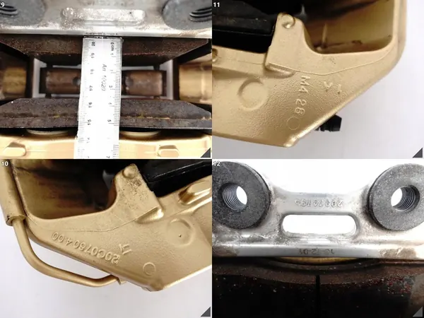 BMW M4 F82 F83 M3 F80 M-POWER Gold Keramische Bremse Rechts Hinten OEM image 10