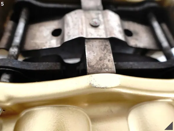 BMW M4 F82 F83 M3 F80 M-POWER Gold Keramische Bremse Rechts Hinten OEM image 6