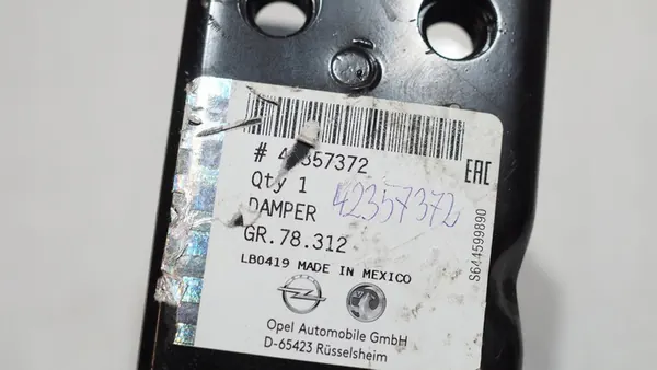 OPEL MOKKA X 2016-2020 Etuiskunvaimennin OEM 42357372 image 3