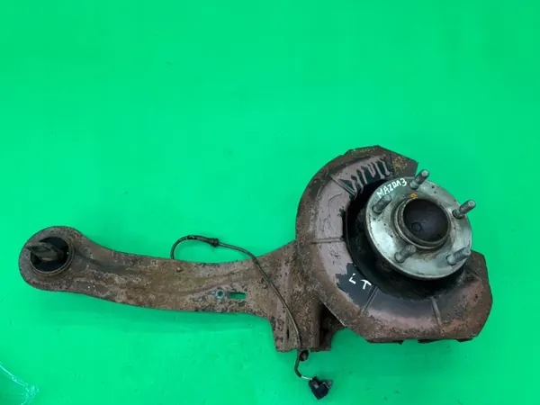 OEM ZWROTNICA LEWA TYLNA TYŁ PIASTA Z ABS WAHACZ MAZDA 3 II BL 08-13 image 2