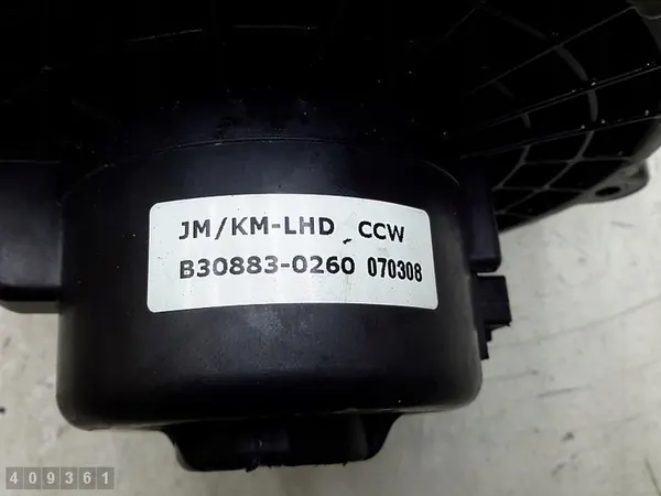 Moteur de souffleur de chauffage Hyundai Tucson 2008 b308830260 image 4