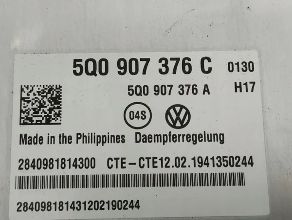OEM 5Q0907376C Luchtveringmodule image 3