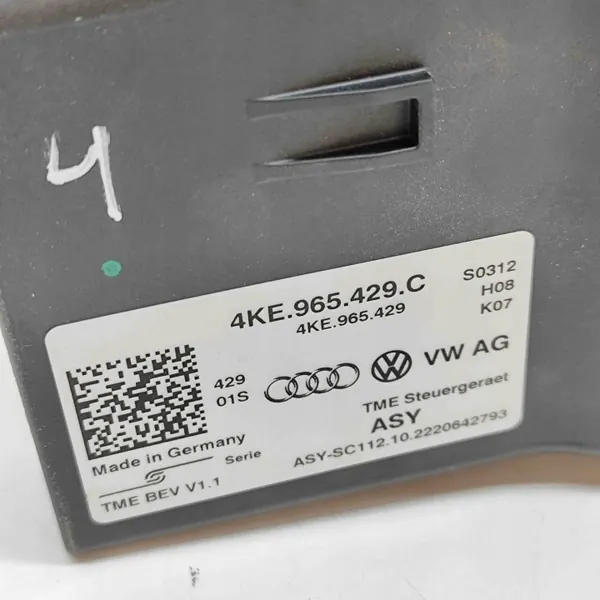 Controlador Webasto Audi e-tron 2023 OEM 4KE965429C image 9