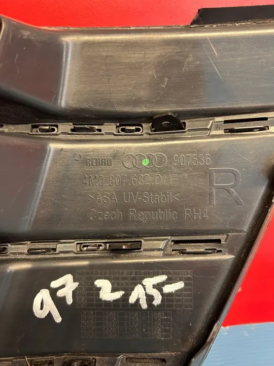 Griglia Paraurti Anteriore Destra Audi Q7 2015-> OEM 4M0807682D image 6