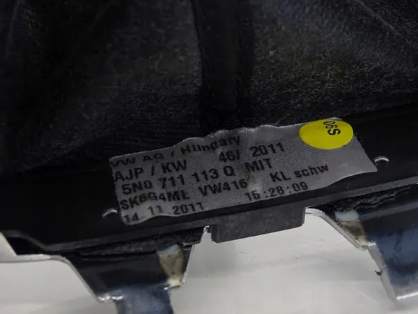 Växelspaksknopp + Manschett VW Tiguan I 5J Lift 5N0711113Q image 4