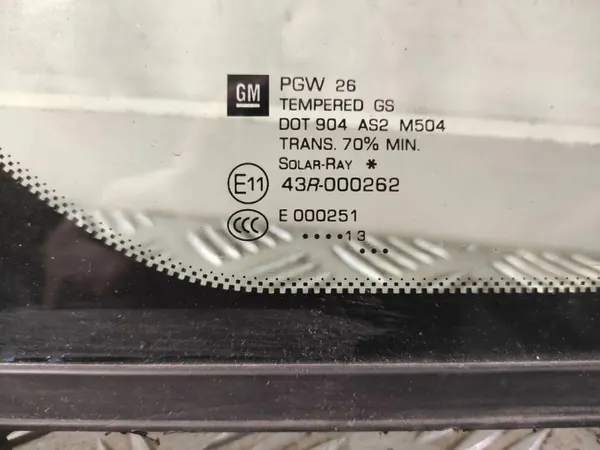 Achter rechter ruit OEM 510508554 voor Opel Zafira B image 4