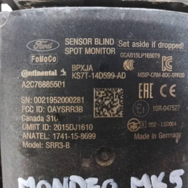 Módulo radar ponto cego Ford Mondeo MK5 KS7T-14D599-AD image 4