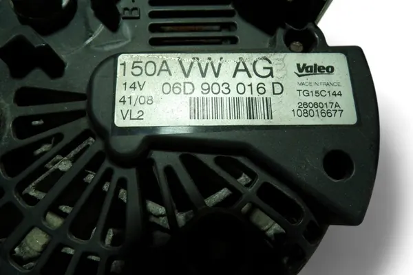 Vaihtovirtageneraattori AUDI A6 AVANT 2.0L 2011 06D903016D image 4