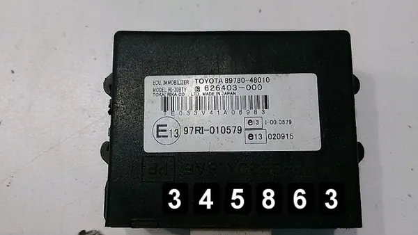 Lexus ECU AM-345863 för RX 300 2004 - Begagnad image 3