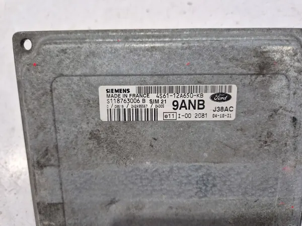 ORDINATEUR FORD FIESTA VI MK6 1.3B 4S61-12A650-KB image 3