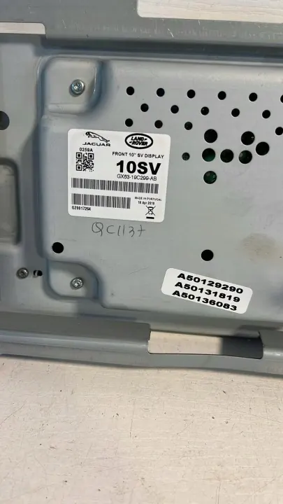 Écran de navigation Jaguar XF X260 OEM GX63-19C299-AB image 4