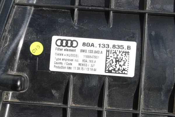 Audi Q5 Luftfiltergehäuse OEM 80A133835B 2.0 TDi image 6